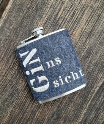 Flachmann "Gin ins Gsicht"